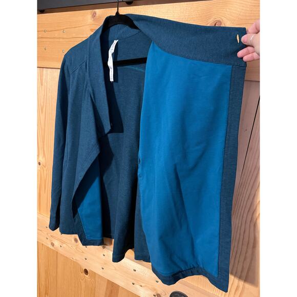 Lululemon Coast Wrap II in Heathered Alberta Lake Blue Size 8 - Picture 6 of 8